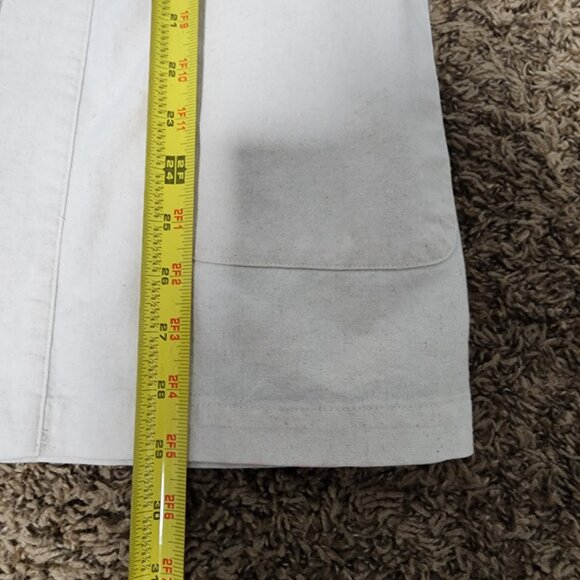 Roolee Kimono Cardigan Size Small Linen Blend Cream Minimalist Effortless - Picture 4 of 6